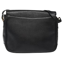 Autre Marque-Burberrys Shoulder Bag Leather Black Auth bs24318-Black