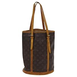 Louis Vuitton-LOUIS VUITTON Sac à épaule Monogram Bucket GM M42236 LV Auth 116823-Monogramme