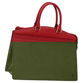 Louis Vuitton-LOUIS VUITTON Sac à main Epi Riviera Rouge M48187 LV Auth 118113-Rouge