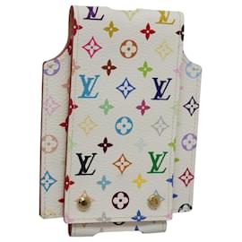 Louis Vuitton-LOUIS VUITTON Monogram Multicolor iPod Nano Case White M60014 LV Auth BA1541-White