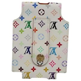 Louis Vuitton-LOUIS VUITTON Monogram Multicolor iPod Nano Case White M60014 LV Auth BA1541-White