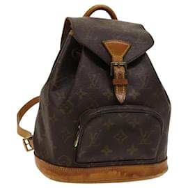 Louis Vuitton-LOUIS VUITTON Sac à dos Monogram Montsouris PM M51137 LV Auth BA184-Monogramme