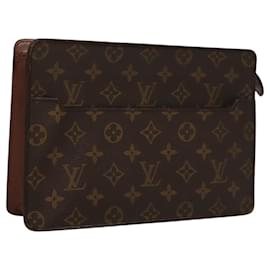 Louis Vuitton-LOUIS VUITTON Pochette Homme Monogram Sac à main M51795 LV Auth BA1364-Monogramme
