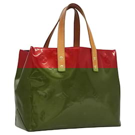 Louis Vuitton-LOUIS VUITTON Monogram Vernis Reade PM Sac à main Pomme D'amour M91990 Auth BA1427-Rouge