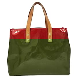 Louis Vuitton-LOUIS VUITTON Monogram Vernis Reade PM Sac à main Pomme D'amour M91990 Auth BA1427-Rouge