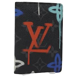 Louis Vuitton-LOUIS VUITTON Monogram Eclipse Graffiti Organisateur De Poch M81817 LV Auth 118387-Monogramme