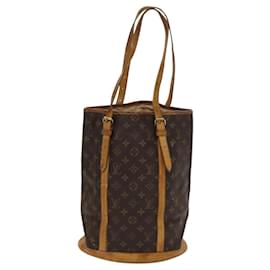 Louis Vuitton-LOUIS VUITTON Monogram Bucket GM Shoulder Bag M42236 LV Auth 117873-Monogram