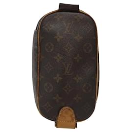 Louis Vuitton-LOUIS VUITTON Monogram Pochette Gange Sac à épaule M51870 LV Auth 118054-Monogramme