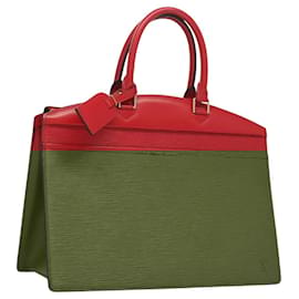 Louis Vuitton-LOUIS VUITTON Sac à main Epi Riviera Rouge M48187 LV Auth 117882-Rouge
