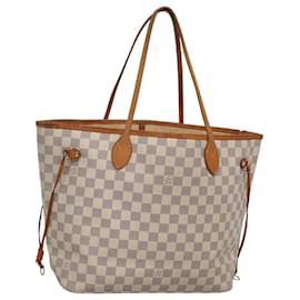 Louis Vuitton-LOUIS VUITTON Sac Tote Neverfull MM Damier Azur N41605 LV Auth 118105-Autre