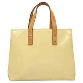 Louis Vuitton-LOUIS VUITTON Monogram Vernis Reade PM Sac à main Perle M91336 LV Auth 118184-Autre