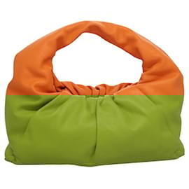 Autre Marque-BOTTEGA VENETA Shoulder Bag Leather Orange Auth BA1216AM-Orange