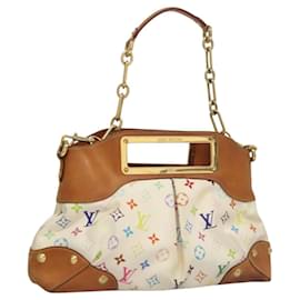 Louis Vuitton-LOUIS VUITTON Sac à main Judy MM Multicolore Monogram 2Way Blanc M40255 Auth 117752-Blanc