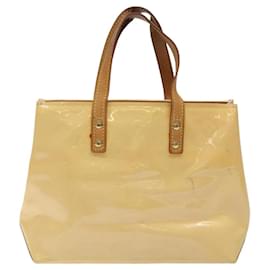 Louis Vuitton-LOUIS VUITTON Sac Reade PM Monogram Vernis Rose Marshmallow M91306 Auth 118186-Autre