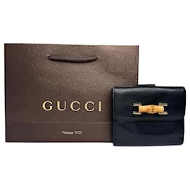 Gucci-GUCCI Wallets T.  Leather-Black