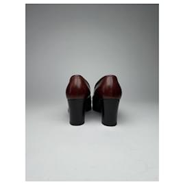 Saint Laurent-SAINT LAURENT Heels T.EU 35 Leather-Purple