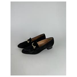 Céline-CELINE Ballerines T.EU 36 Suède-Noir
