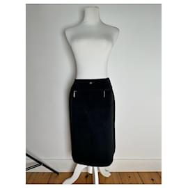 Courreges-COURREGES Skirts T.international M Silk-Black