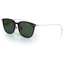 Linda Farrow-Lunettes de soleil noires et dorées Linda Farrow, 5712-Noir,Doré