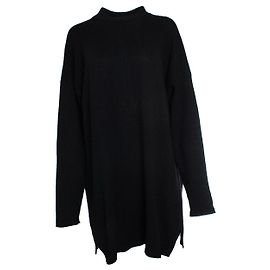 Schwarzer Wollpullover Gethsemane FW21 von Rick Owens Schwarz