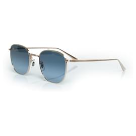 Oliver Peoples-Oliver Peoples x The Row, board meeting 2 gold sunglasses-Golden