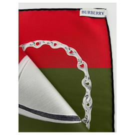 Burberry-Burberry - écharpe en soie de luxe. Faites-moi des offres !-Multicolore