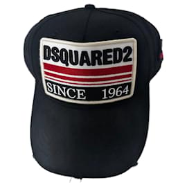 Dsquared2 Berretti Nero Bianco Rosso