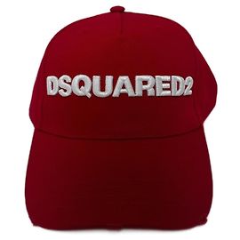 Gorra de béisbol roja con logo Dsquared2 Blanco Roja