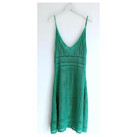 Loewe-Loewe x Paula’s Ibiza Green Crochet Dress-Green