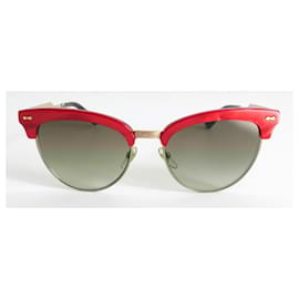 Gucci-Gucci GG0055S Sunglasses Red-Red
