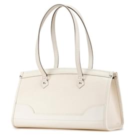 Louis Vuitton-Sac à main en cuir Louis Vuitton Madeleine PM-Blanc