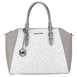 Michael Kors-Michael Kors 2way Shoulder Tote Bag-White