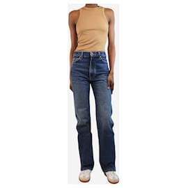 Khaite-Blue Danielle high-rise straight-leg jeans - size UK 6-Blue