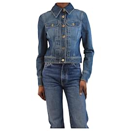 Gucci-Blue denim jacket - size UK 6-Blue