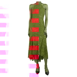 Autre Marque-Red Addison lace midi dress - size UK 8-Red