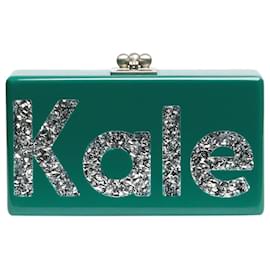 Autre Marque-Green kale clutch-Green
