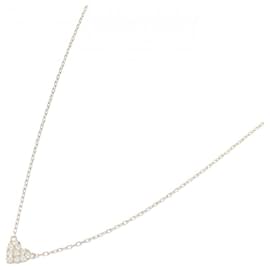 Autre Marque-AHKAH Heart Pavé Necklace 0.05CT-Other