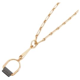 Hermès-Collier Hermes Heritage Equestre PM-Doré