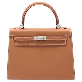 Hermès-Hermes Kelly 25 Handbag-Brown