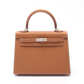 Hermès-Hermes Kelly 25 Handbag-Brown