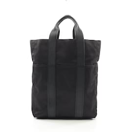 Hermès-Sac cabas MM Acapulco Hermes-Noir