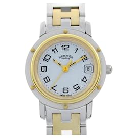 Hermès-Montre Hermes Clipper GP (Plaqué Or)-Autre