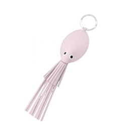 Hermès-Hermes Poulpe Mauve Pale Charm Keyring-Purple