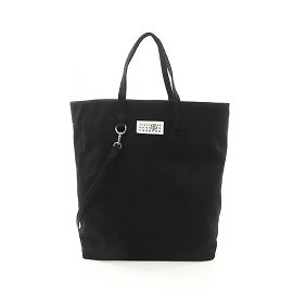 Maison Martin Margiela MM6 Maison Margiela Black Canvas Tote Bag Black