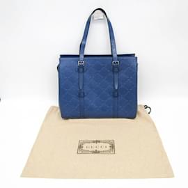 Gucci-Bolsa tote Gucci GG em relevo 625774-Azul