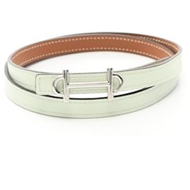 Hermès-Hermes Gamma 13mm Belt-Brown,Green