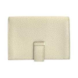 Hermès-Hermes Bearn Business Card Holder-White