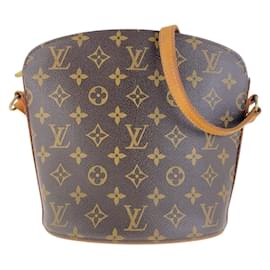 Louis Vuitton-Sac à épaule Drouot Monogram Louis Vuitton-Marron