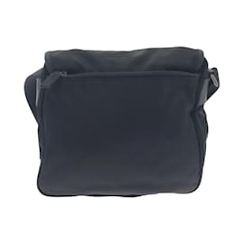 Prada-Sac messager Prada Tessuto Triangle Logo Plate-Noir