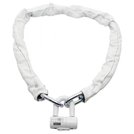 Maison Martin Margiela-MM6 Maison Margiela KRYPTONITE Chain Disc Lock-Silvery,White